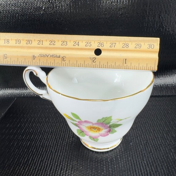 Vintage Regency Teacup Saucer Set Floral Pattern Bone China Made In England VTG - Picture 5 of 15